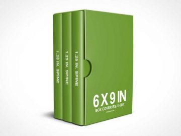 6 x 9 Book Box Set PSD Mockup (Reinvented)