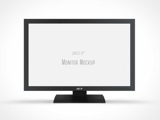 Acer Monitor Display PSD Mockup