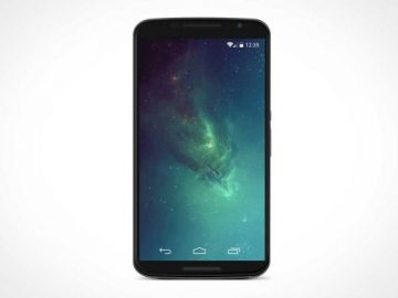 Android Nexus 6 PSD Mockup