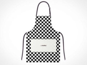 Artist's Smock-Frock or Cook's Apron PSD Mockup