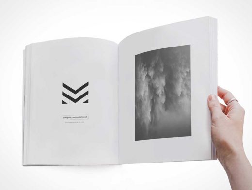 C-Format Softcover Publication Book PSD Mockup