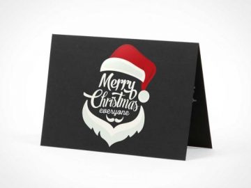 Event Greeting Card PSD Mockup