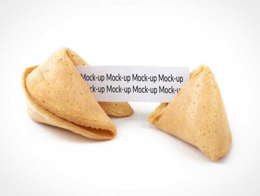 Fortune Cookie PSD Mockup