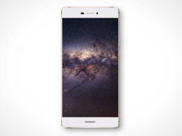 Huawei P8 Lite Android Smartphone PSD Mockup