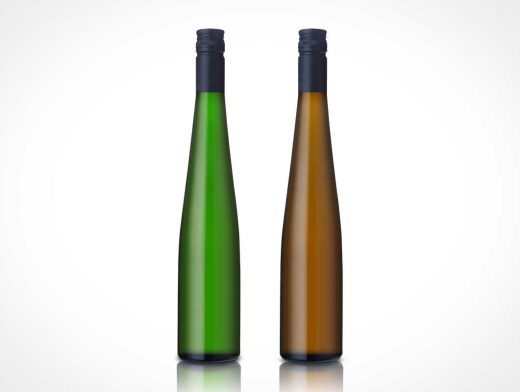 Isolated Riesling Wine PSD Mockup