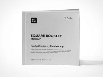 Paperback Book Product Manual PSD Mockup