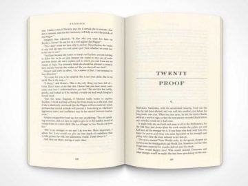 Paperback Top View Left & Right Inside Pages PSD Mockup