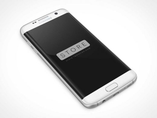 Samsung Galaxy S7 Edge PSD Mockup