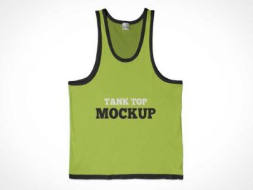 Sport Tank Top Shirt PSD Mockup